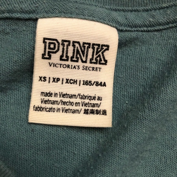 PINK v neck tee - Picture 2 of 2